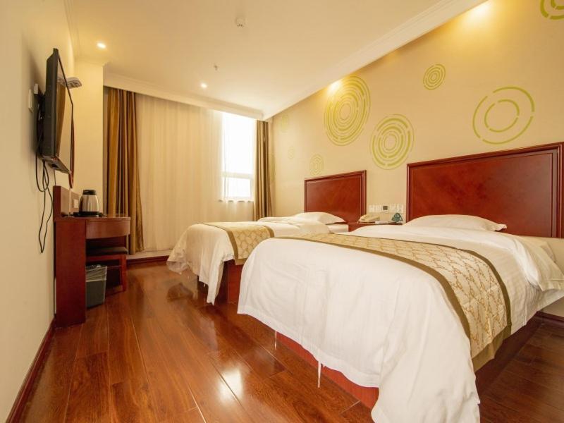 GreenTree Inn TianJin Meijiang Convention&Exhibition Center Express Hotel Buitenkant foto
