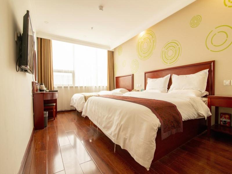 GreenTree Inn TianJin Meijiang Convention&Exhibition Center Express Hotel Buitenkant foto