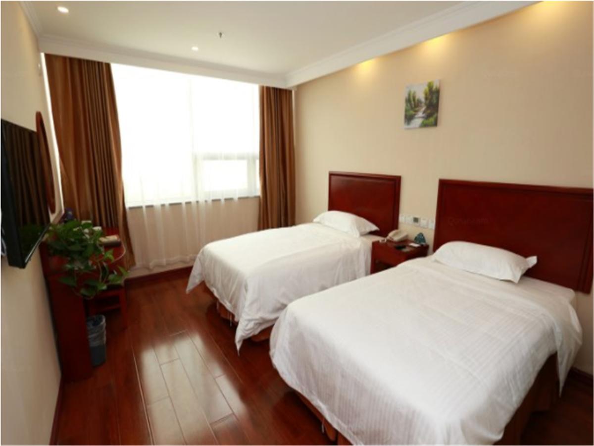GreenTree Inn TianJin Meijiang Convention&Exhibition Center Express Hotel Buitenkant foto